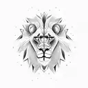 two headed lions facing opposite directions with a scorpion body tattoo design idea