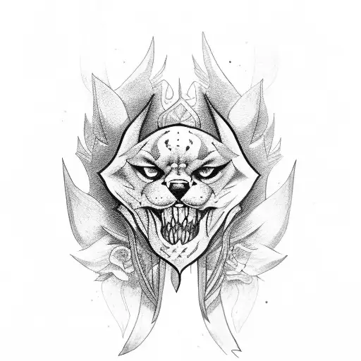 Dagger tattoo design idea