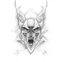 Dagger tattoo design idea