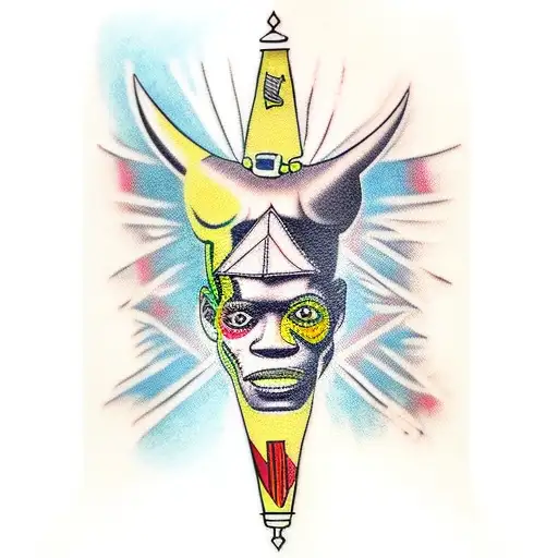 basquiat tattoo design idea