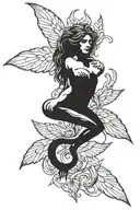 nirvana in utero small simple tattoo design idea