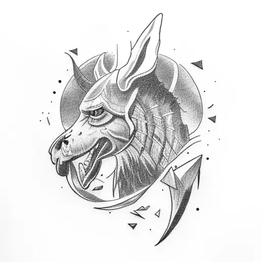 jackass logo tattoo design idea