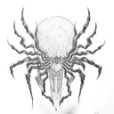 venom vs spiderman  tattoo design idea