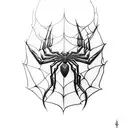 venom vs spiderman  tattoo design idea