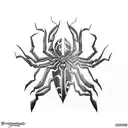 venom vs spiderman  tattoo design idea