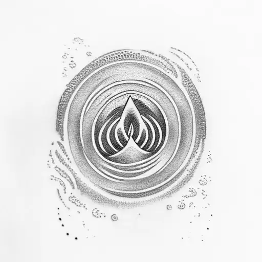 dainty thin tattoo of a wave that spells out the word wave as the wave tattoo design idea