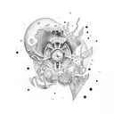 summer time tattoo design idea