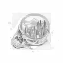 the 1975 rectangle tattoo design idea