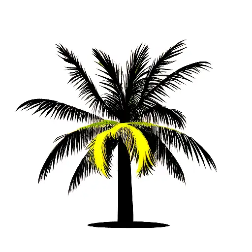 Palm Tree tattoo design idea