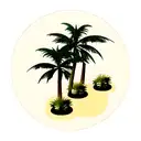 Palm Tree tattoo design idea