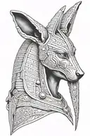 anubis tattoo design idea