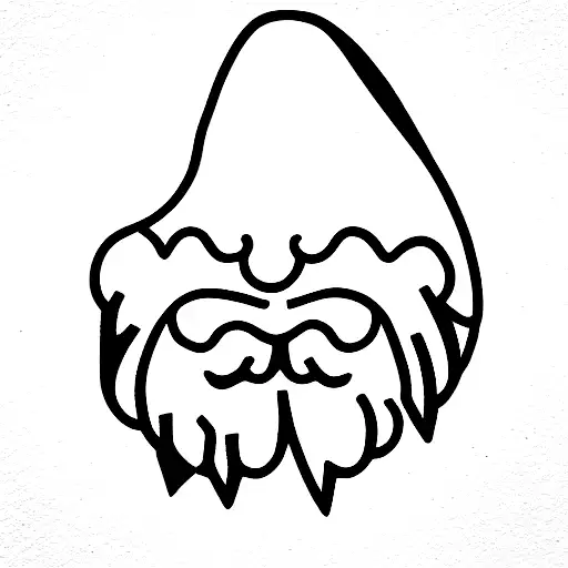 gnome tattoo design idea