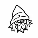 gnome tattoo design idea