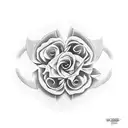 coffin tattoo design idea