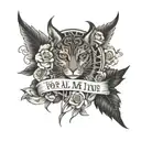 for all mine I'll lay yours written tattoo design idea