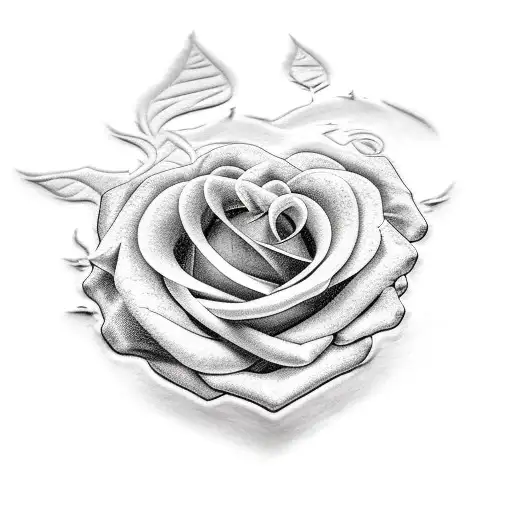 the rose that grew from concrete with the words "and still I rise" tattoo design idea