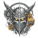 darksign from dark souls tattoo design idea