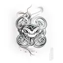 inter milan snake tattoo design idea