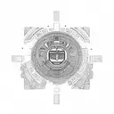 aztec calendar  tattoo design idea