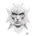 super hero tattoo design idea