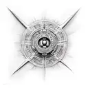 super hero tattoo design idea