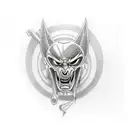 super hero tattoo design idea