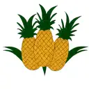 Pineapple tattoo design idea