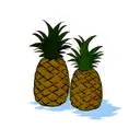 Pineapple tattoo design idea