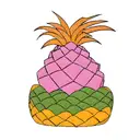 Pineapple tattoo design idea
