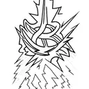 Lightning Bolt tattoo design idea