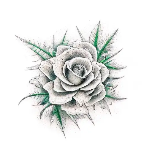 An abstract representation of the farming process, showcasing the transformation from seed to harvest tattoo design idea