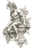 Greek god leg tattoo tattoo design idea