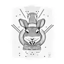 Adidas forum bad bunny tattoo design idea
