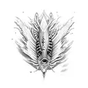 cod fish tattoo design idea
