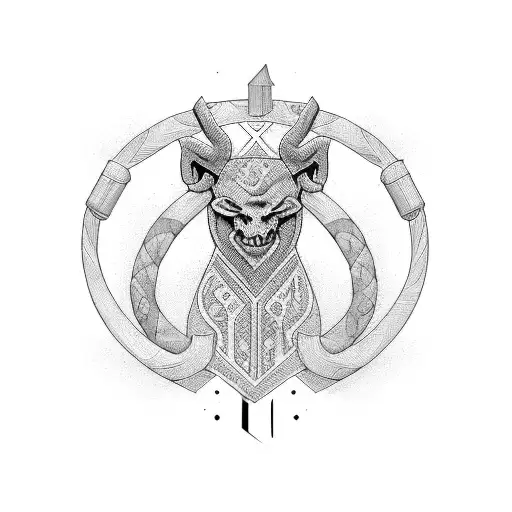 use syncopy company logo as template and put "kibisis"  tattoo design idea
