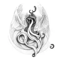 Greek Mythology including Jörmungandr tattoo design idea