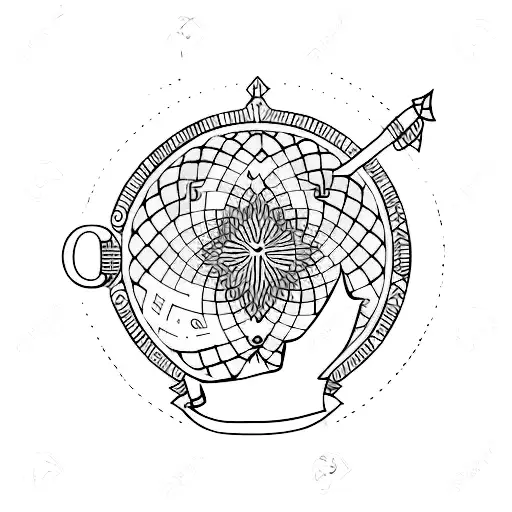 spell jar tattoo design idea