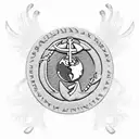 A marine corps emblem transformed into an alchemical symbol tattoo design idea