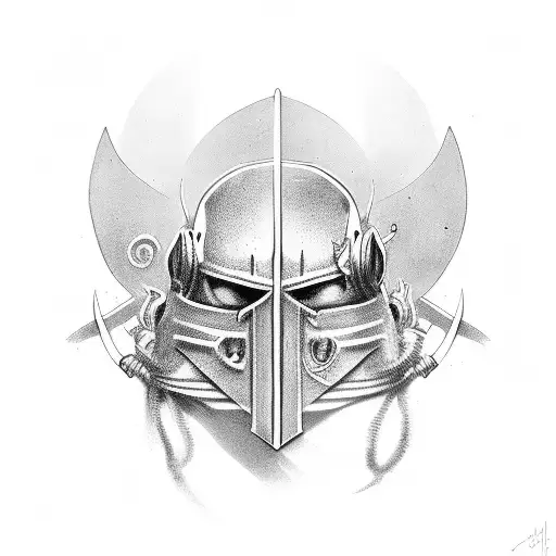 crusader tattoo design idea