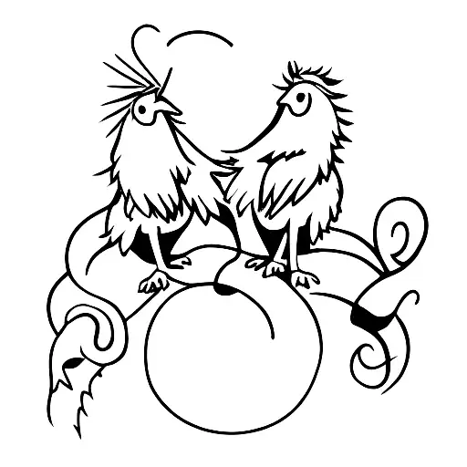 hug  tattoo design idea