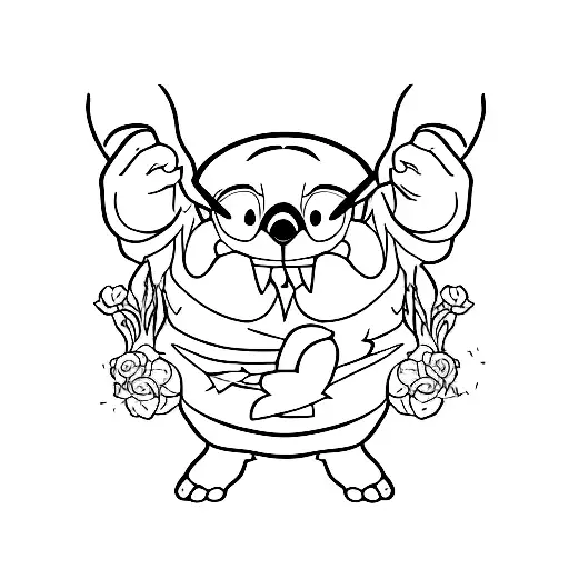 Stich with ohana tattoo design idea
