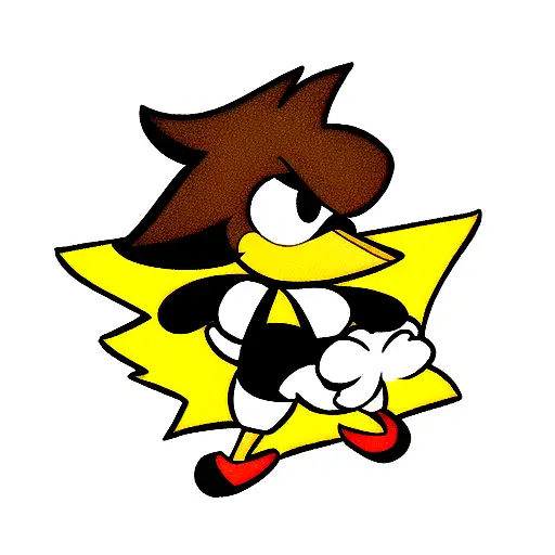 Daffy duck tattoo design idea