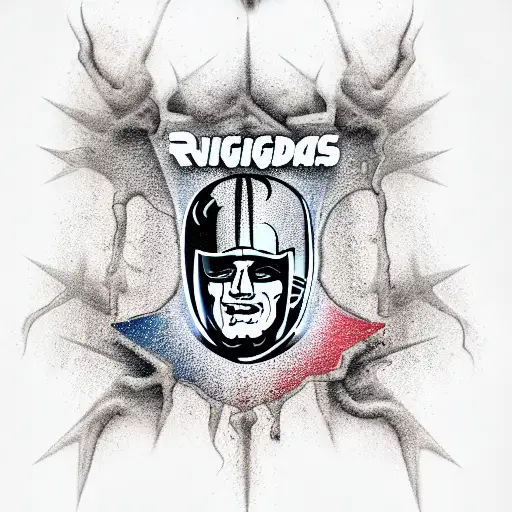 Las Vegas Raiders tattoo design idea