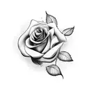 dove holding a rose  tattoo design idea