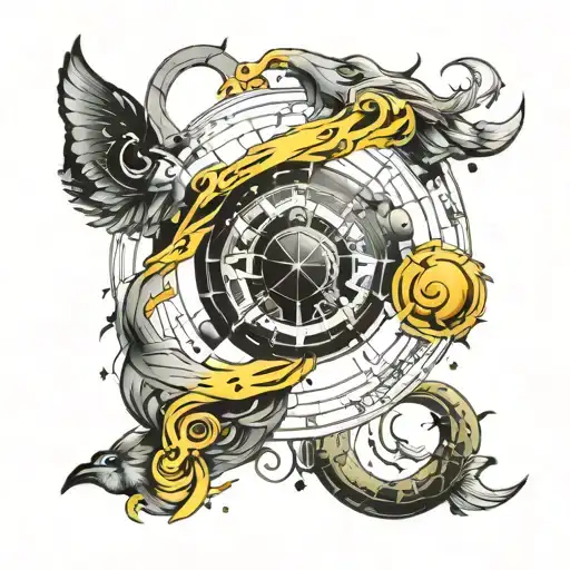 astrological sign tattoo tattoo design idea