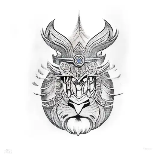 old cossack tattoo design idea