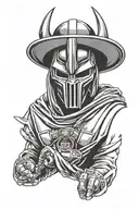MF DOOM tattoo design idea