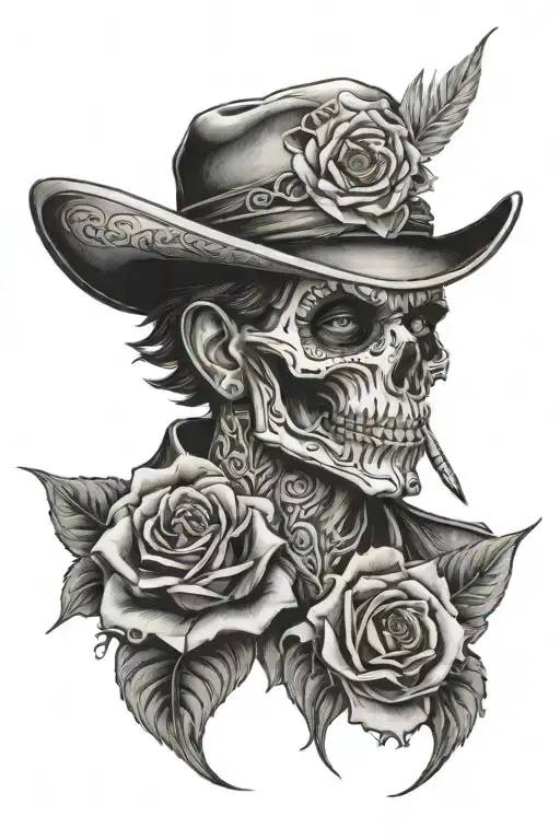 Spooky tattoo design idea