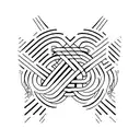 A melancholic punk rock lyric intertwined with musical notes tattoo design idea