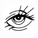 Evil Eye tattoo design idea